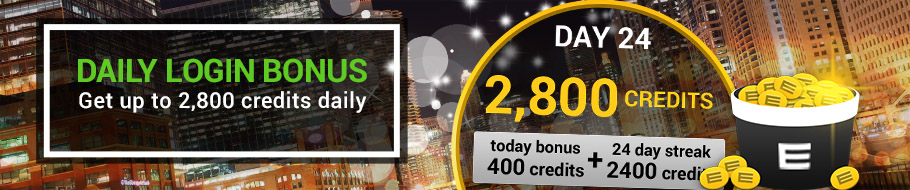 Get up to 2,800 credits daily!
